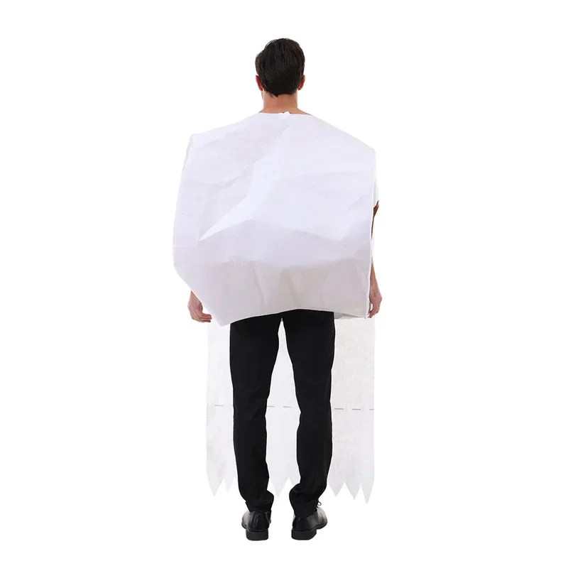 Adult Funny Rolling Paper 3D Print Cosplay Clothing for Halloween Cos Party Roll Paper Tissue Toilet Carnival Costume image 5