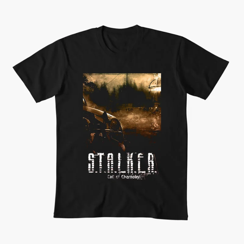 

S.T.A.L.K.E.R Call of Chernobyl Video game Gift t shirt 0527 Stalker Nuclear Disaster Zone Graphic Clothes All size top