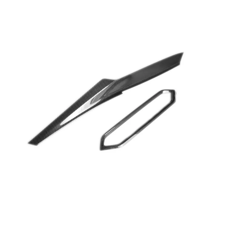 ل جديد 3 4 سلسلة G20 G21 G22 I3 I4 تجميل 2022 2023 سيارة مركز وحدة التحكم لوحة القيادة الجانب والعتاد لوحة ألياف الكربون الجافة