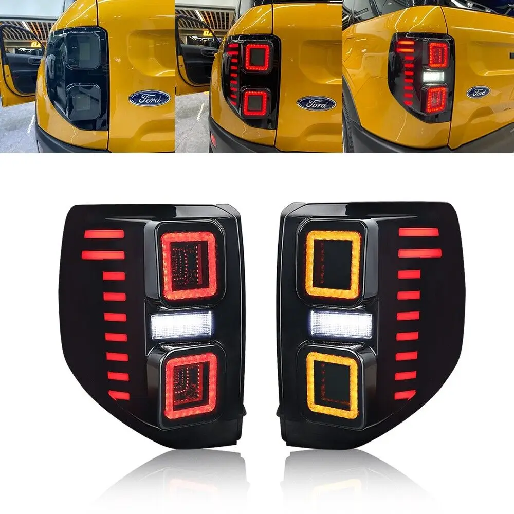 

LED Tail Light Assembly for Ford Bronco Sport 2020-2023 Sequential Turn Signals Start Up Animation Brake Reverse Light DRL