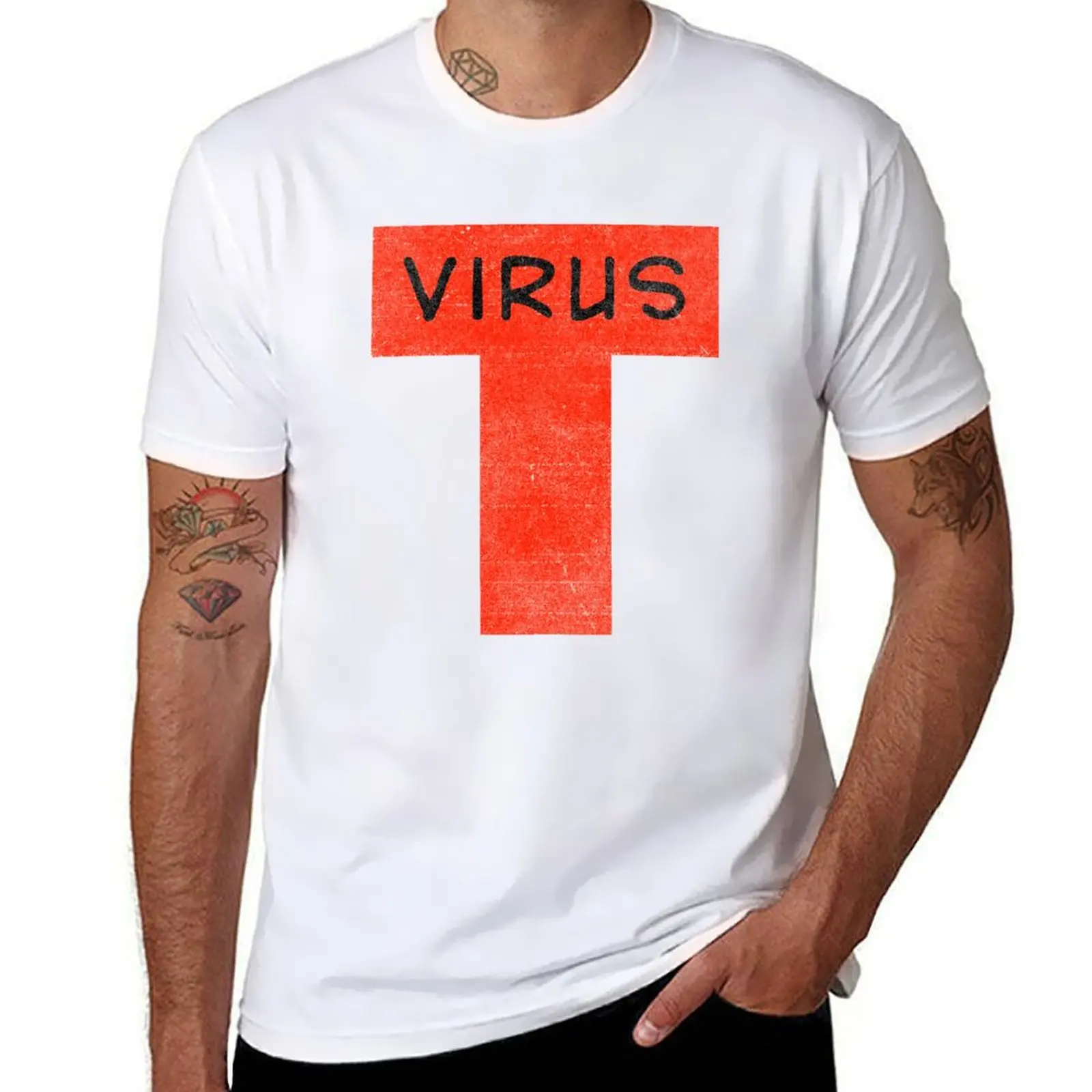 

T-virus T-Shirt man t shirts cotton anime t shirts oversize