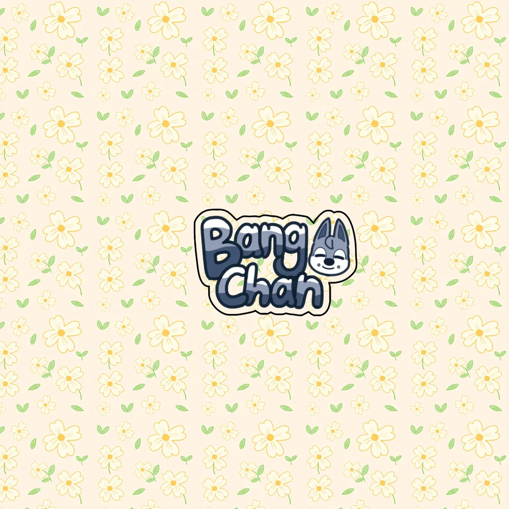 Skz Cute Animal Image Cartoon Style Pins Brooches Kpop Name Accessories Fan Gifts Stray Goods Felix Leekonw Hyunjin Seungmin I.N view 2