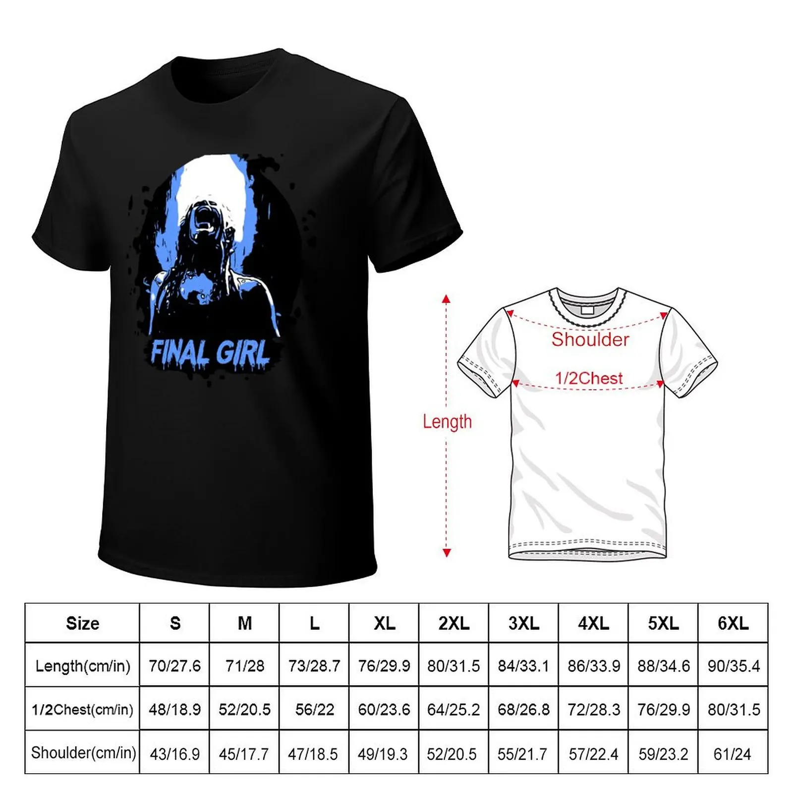 Horror Final Girls - Sarah - The Descent T-Shirt t shirt personalised T-Shirt