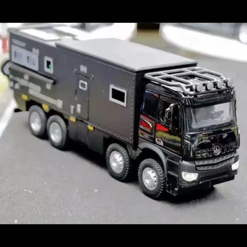 1:32 مرسيدس بنز البدوي على الطرق الوعرة RV محاكاة دييكاست سبيكة معدنية نموذج سيارة ضوء الصوت التراجع جمع الاطفال لعبة الهدايا