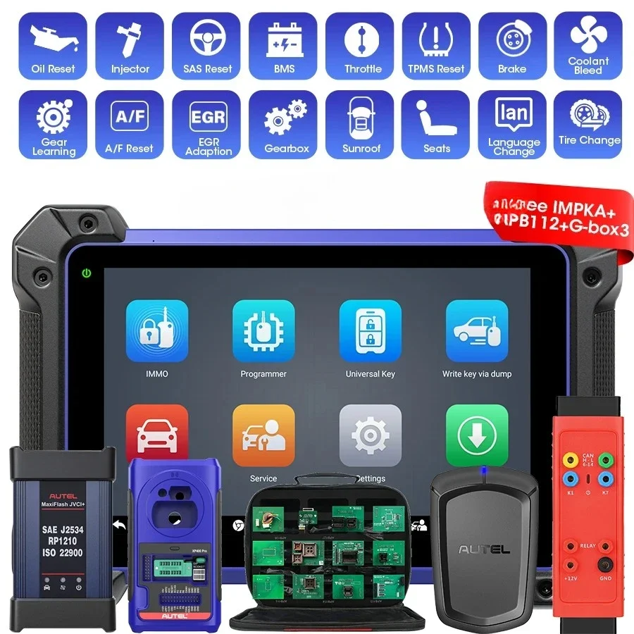 Picture 5: IM608pro II Automotive Locksmith Auto Key Programmer Car Obd2 Programming Machine Diagnostic Scanner Tool All Keys Lost