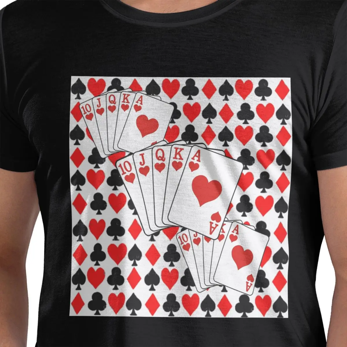 

Casino Nights Red Queen Of Hearts (3) 100% Cotton T-Shirt Men's Classic T Shirts Men O-Neck Short Sleeve S-6XL