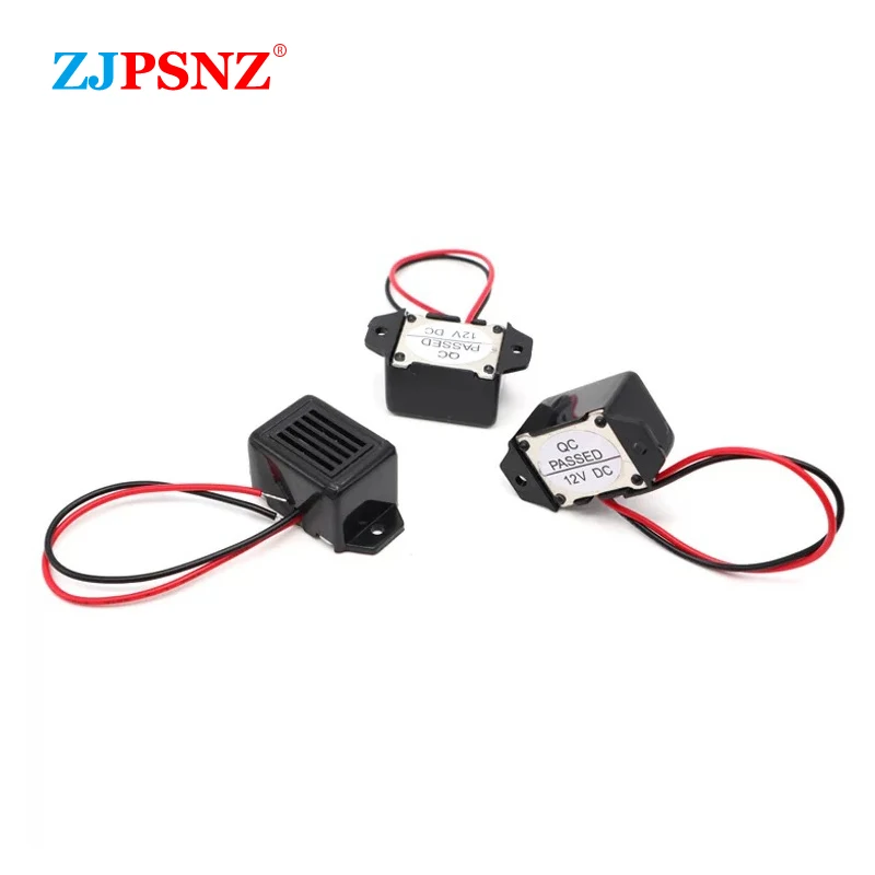 3V 6V 9V 12V 24V 75dB Siren Beeper Buzzer Sound Warning Alarm Adapter Cable Slim Invisible Car Truck Vehicle Reversing Reminders