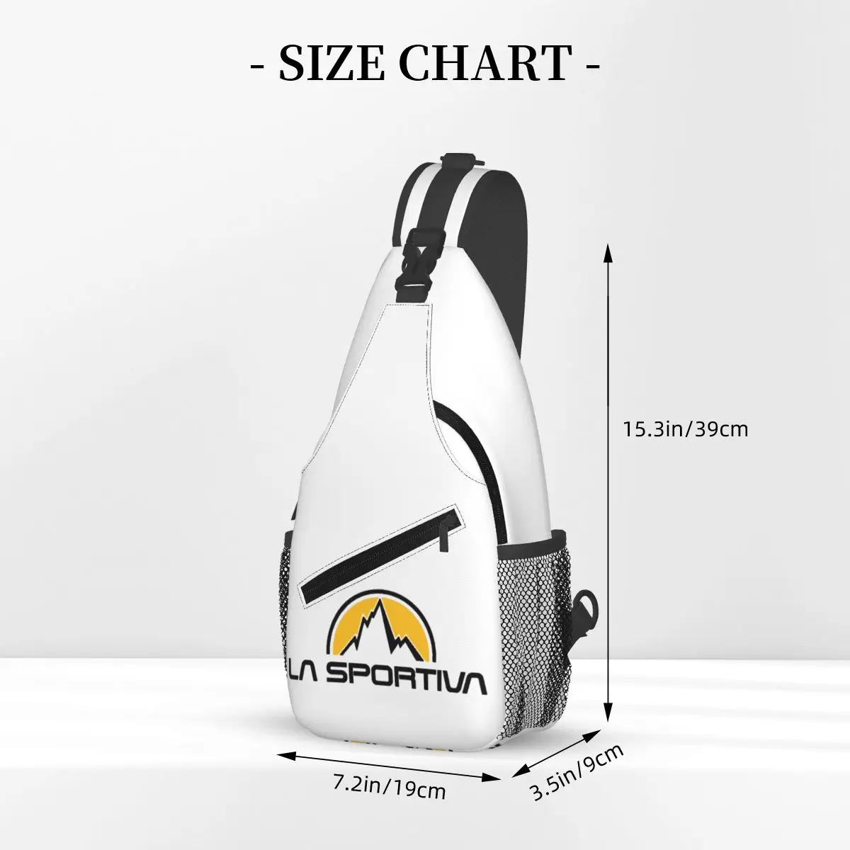 La Sportiva-Bolsos con logotipo para deportes al aire libre, mochila de hombro cruzada en el pecho, mochila informal