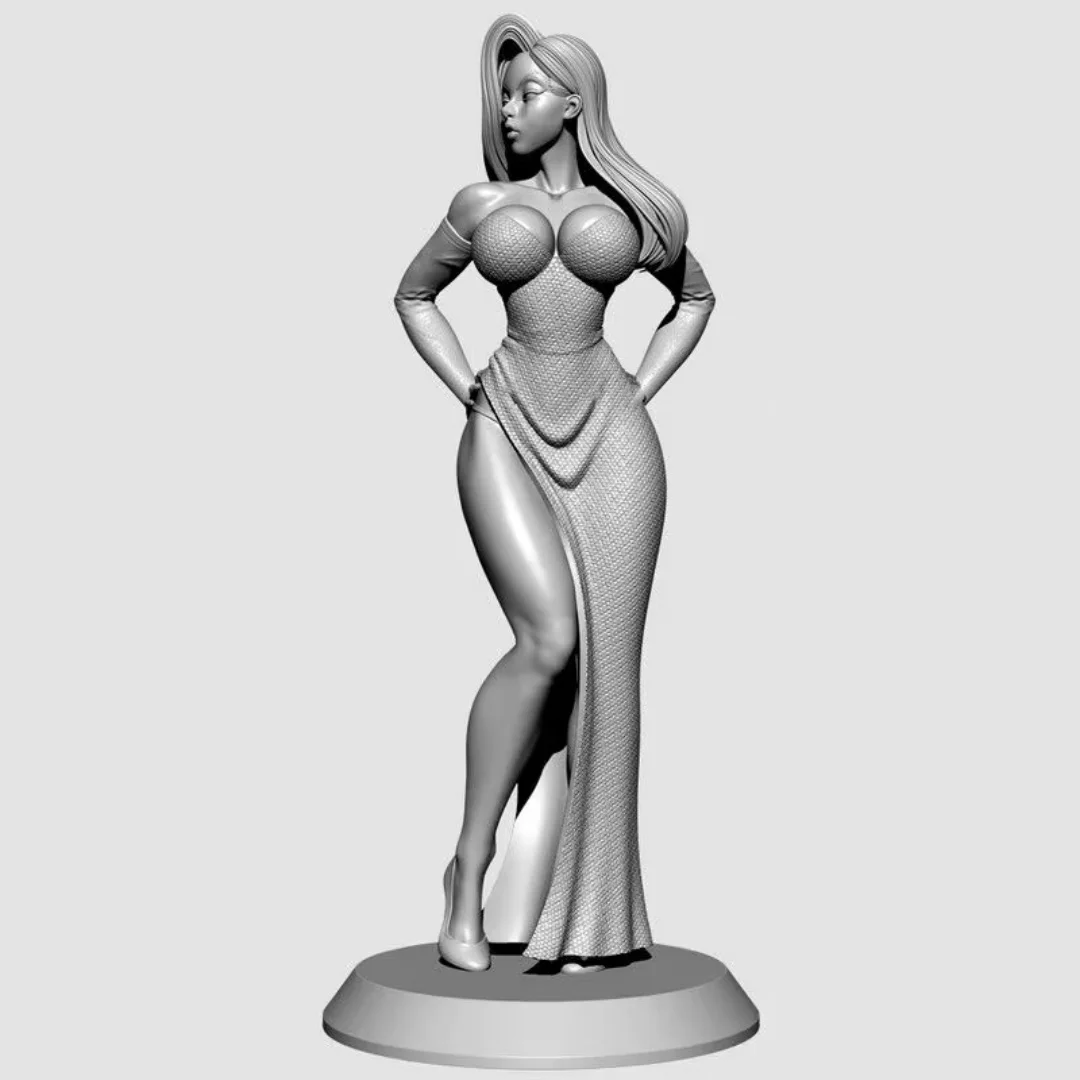 Figurine en résine de 70mm, Kit de modèle à assembler, élégant et sexy, jouet d'impression 3D non assemblé et non peint