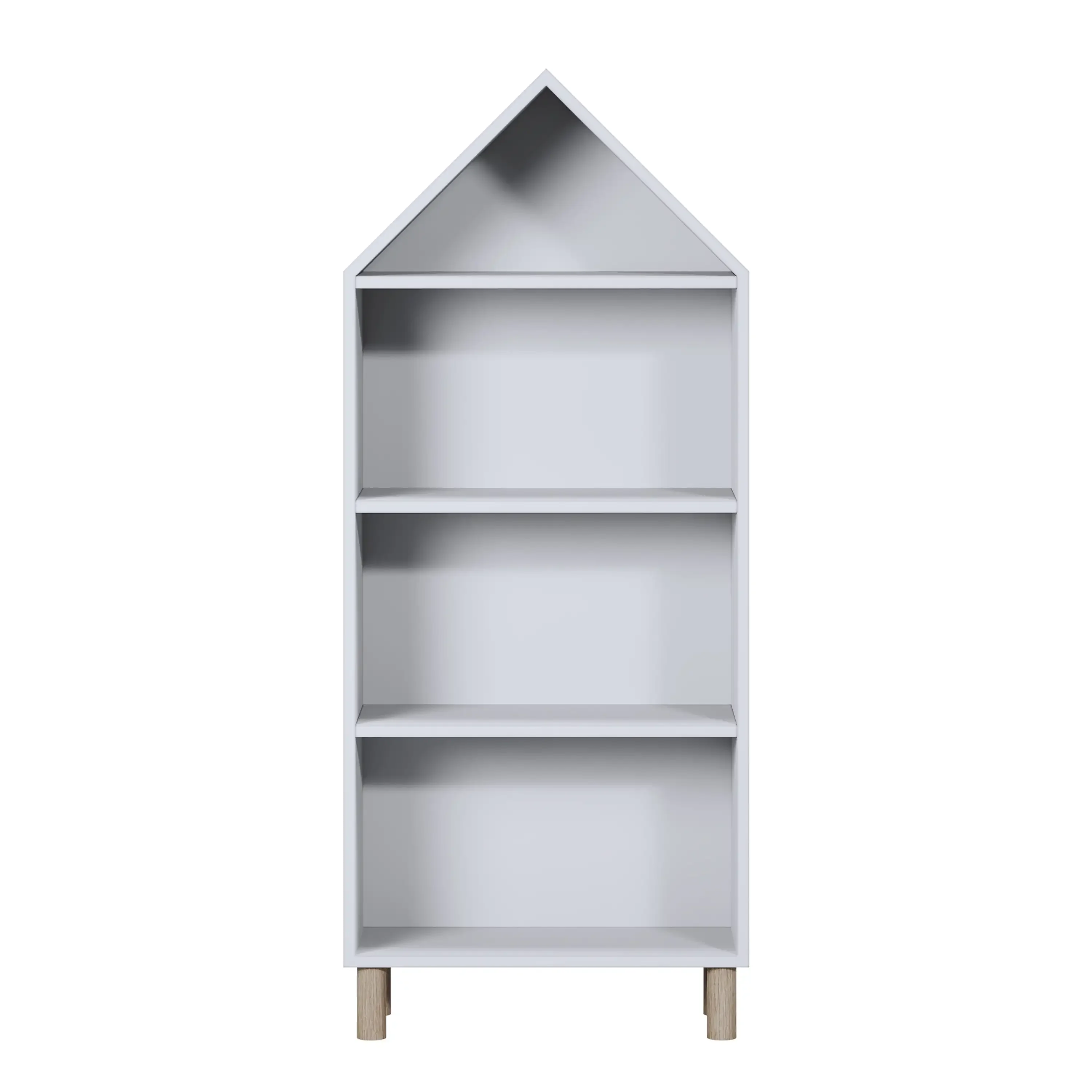 

House Shaped Bookshelf, White