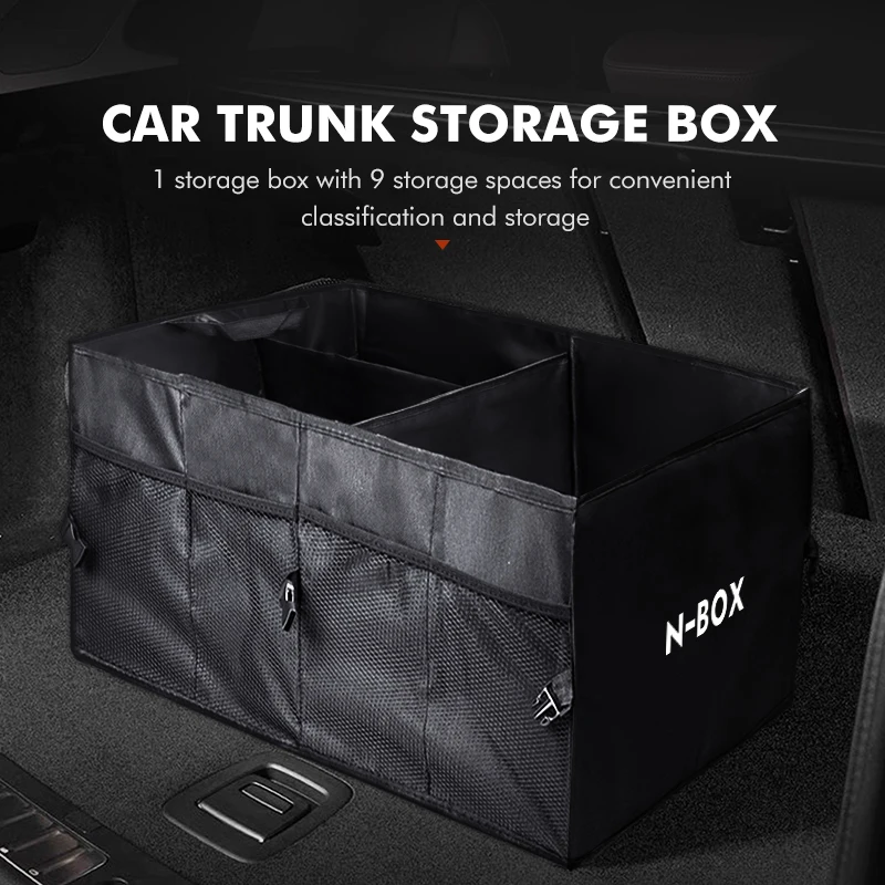 Boîte de rangement multifonctionnelle pour coffre de voiture Honda, grande capacité, NBOX Civic CRV BRV HRV Insight Pilot Passport