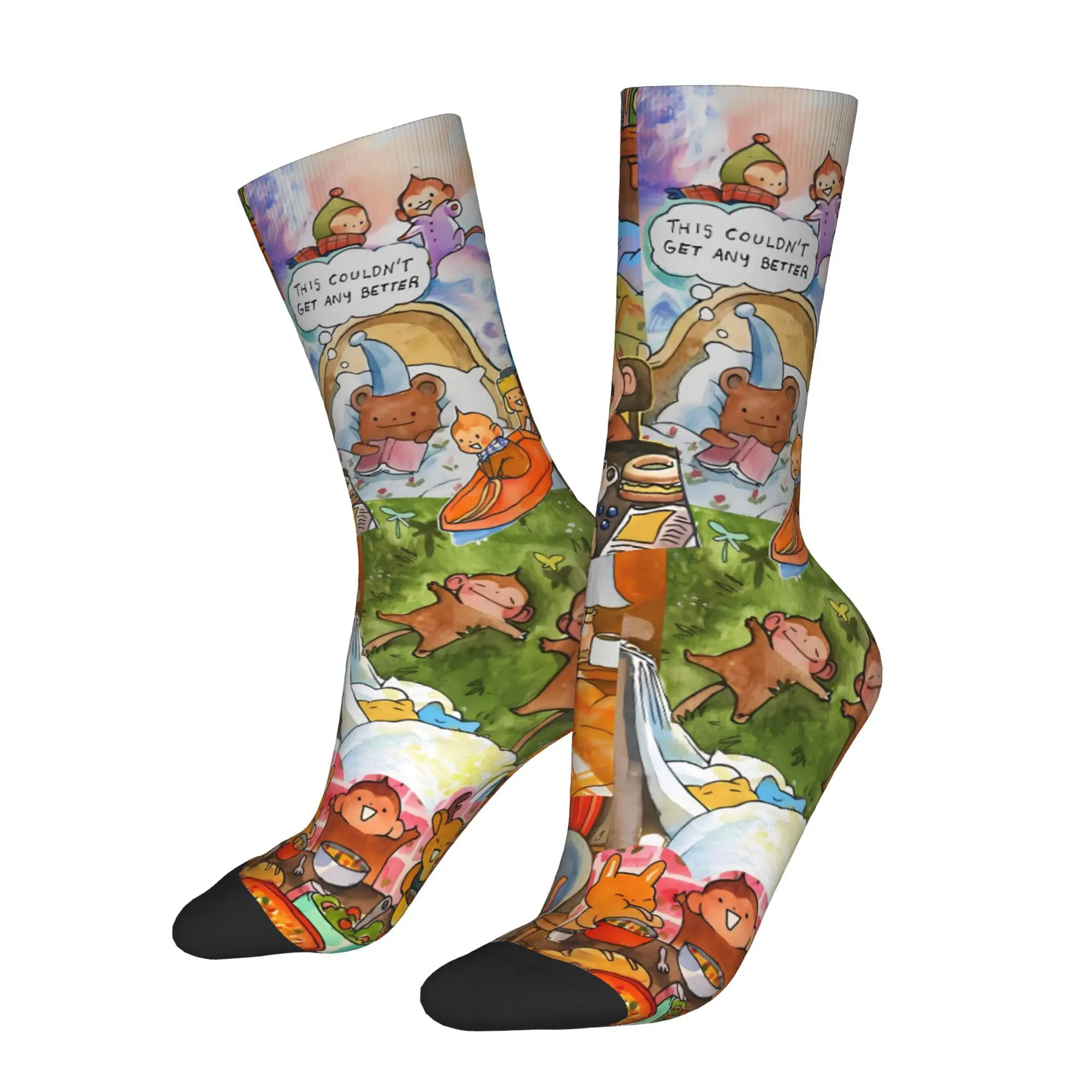 

Monkey Socks Male Mens Women Winter Stockings Polyester