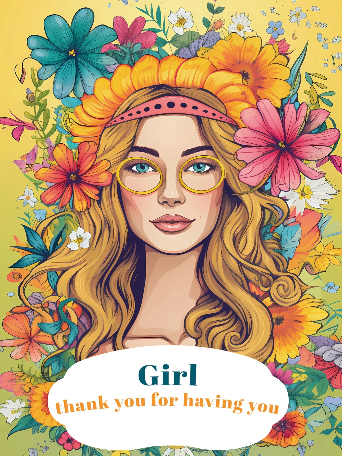 1pc Girl Thank You for Having You Art Coloring Book Original Upgraded Paper Thickened 22 Pages Coloring Books Gift For Holiday B