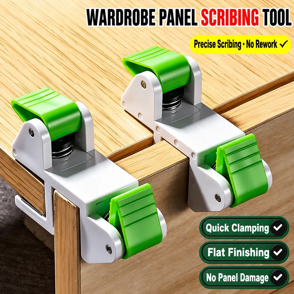 Cabinet Filler Marker Quick Clamp for Woodworking Wardrobe Kitchen Cabinet Side Carpentry Installation Fixing Tool