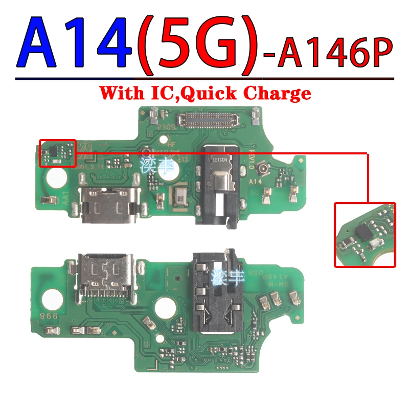 Usb Dock Charger Port for Samsung Galaxy A54 A05 A05S A04 A04E A04S A14 A24 A34 A15 A25 A35 A55 4G 5G Charging Board Module