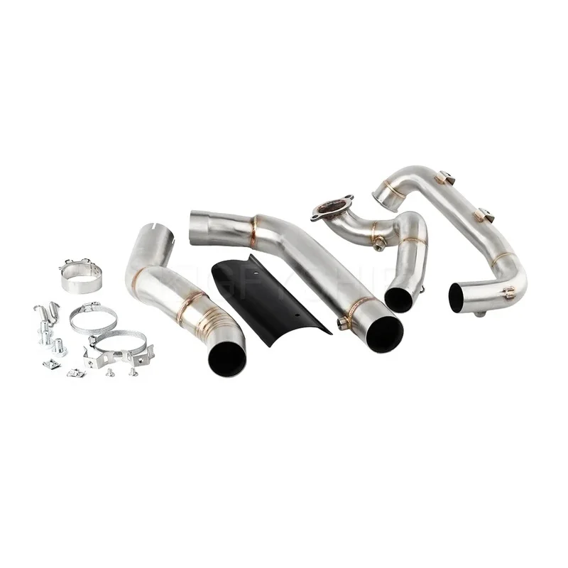 Slip‑on Motorcycle Escape Exhaust Header Link Pipe For Harley Pan America RA1250  2020‑2024, Designed for Original Muffler