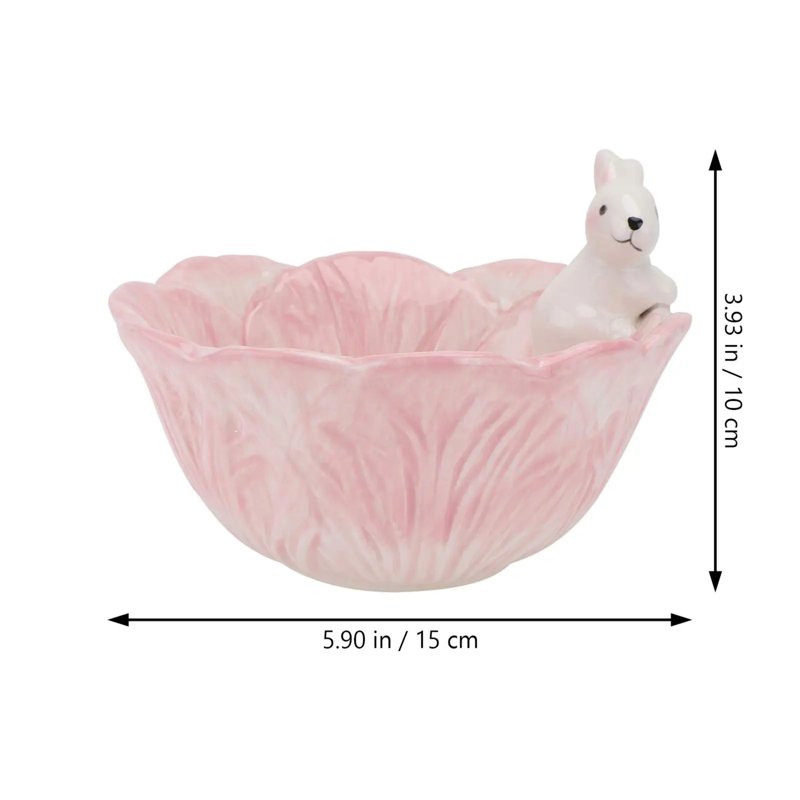 Cute Dish Bowls for Cats & Bunny Bright Colored Lovely Shape Bowls for Bird Ferrets Rabbits Cats