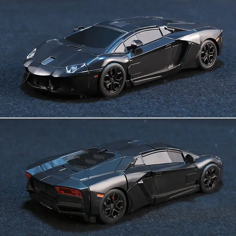 변환 잠금 변형 합금 로봇 장난감 람보르기니 Aventador 자동차 피규어 영화 액션 피규어 장난감 어린이 장난감 선물