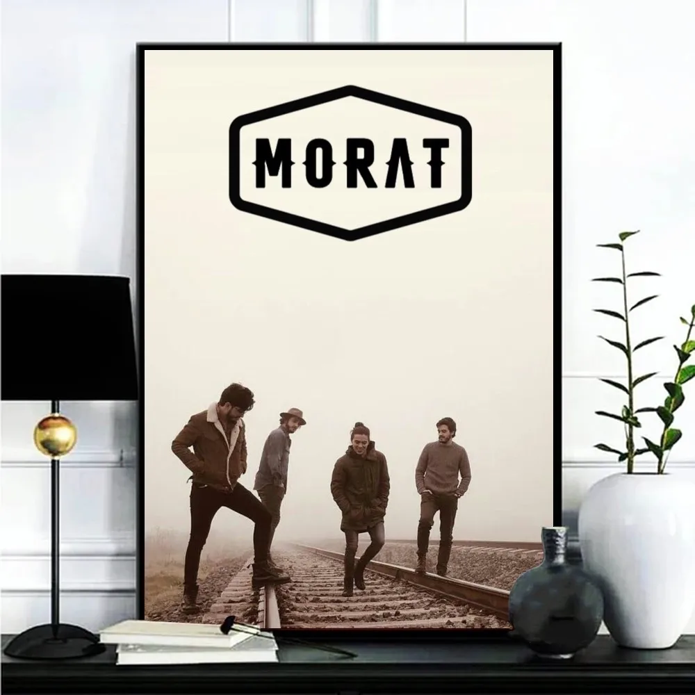 Morat Band Poster Gallery Prints Self Adhesive  Home Decor Decoration Wall Decals Living Room Sticker