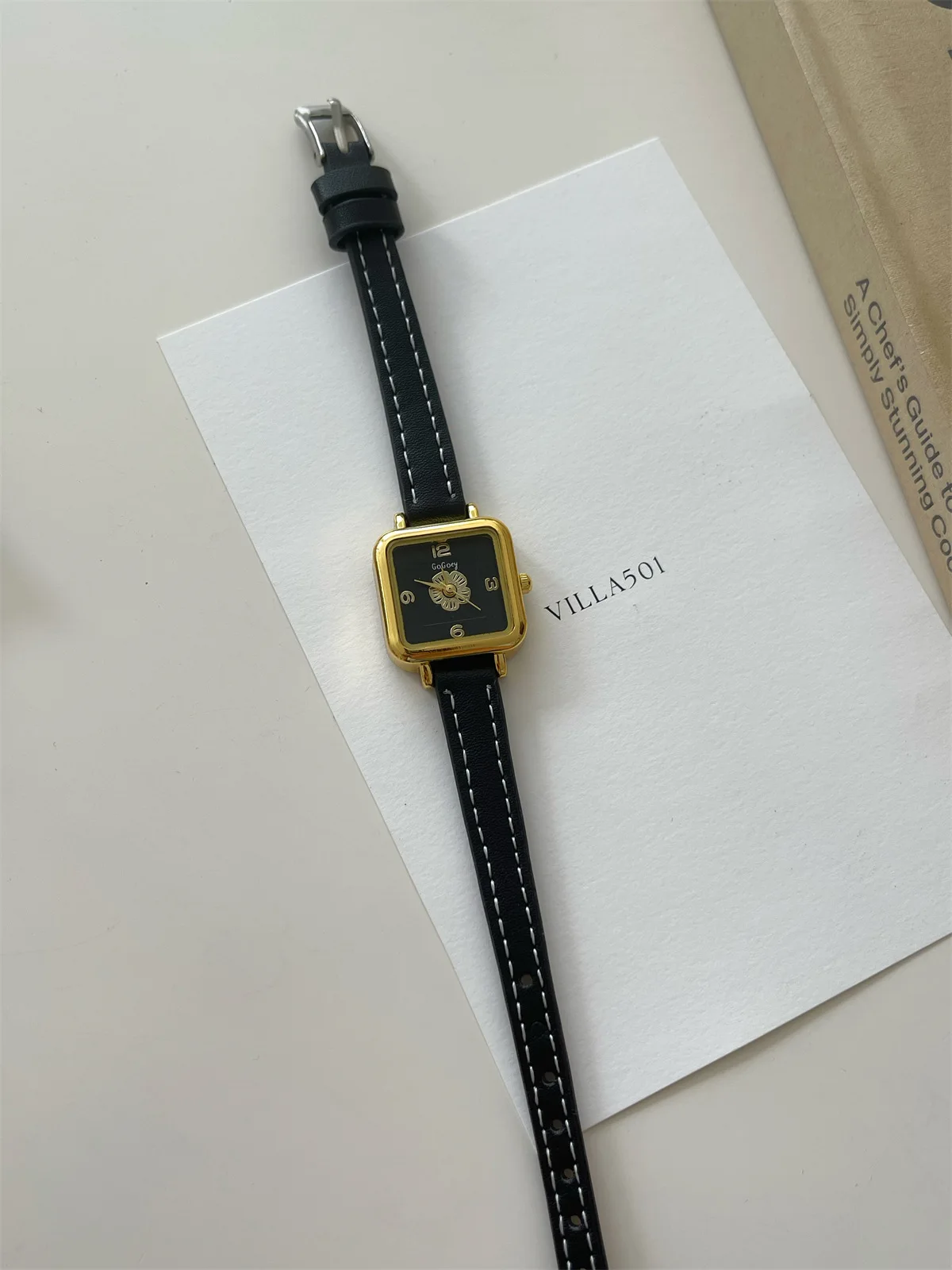 ساعة MAYZHISU النسائية الفاخرة الرجعية المرأة كوارتز الذهب ساعة اليد الفولاذ المقاوم للصدأ مقاوم للماء ساعة الإناث ساعة السيدات