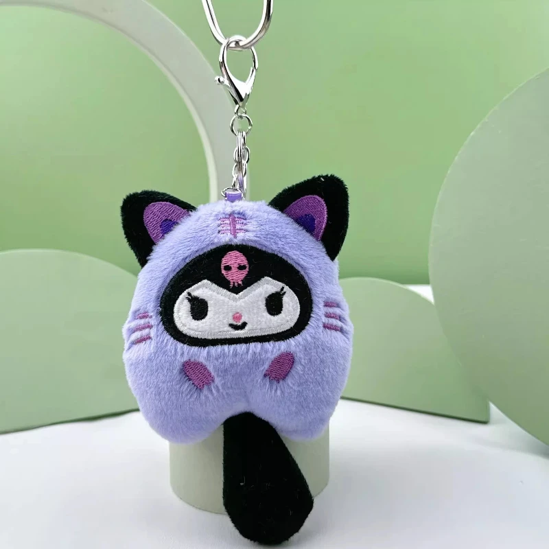 Zawieszki Sanrio, pluszowe zabawki, breloczki, wykwintne torby dla par dla dziewczyn, małe akcesoria, urocze lalki, akcesoria dla par, pamiątkowy prezent.