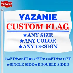 Custom Flags 2x3 3x5 5x8 3x5Ft Single or Double Sided Own Logo/Image/Text Personalized Flags and Banners for Outside Bedroom