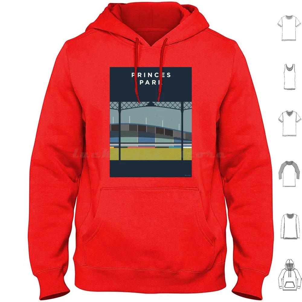 Princes Park Hoodies Long Sleeve Princes Park Carlton Melbourne Footy Places Football Aussie Rules Mike Hugo Vfl Afl