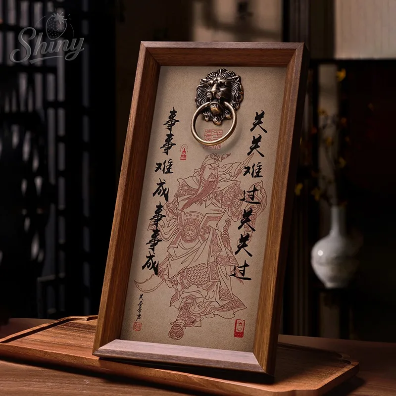 

Guanyu, The God of War, Desktop Ornament, Photo Frame, Living Room Decoration, Gift