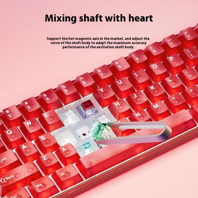 

DAREU COOL60 Magnetic Switch Keyboard 8K RT0.01mm lowest 0.04ms Delay Rapid Trigger RGB Game Mechanical Keyboard Pc Accessories