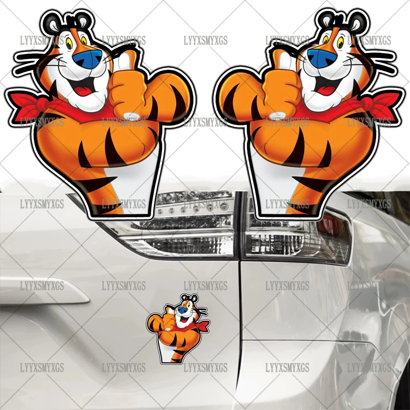 

Self-Adhesive Custom Tony The Tiger Car Stickers Waterproof Sunscreen Vinyl Decal PVC wholesale Car Accessories