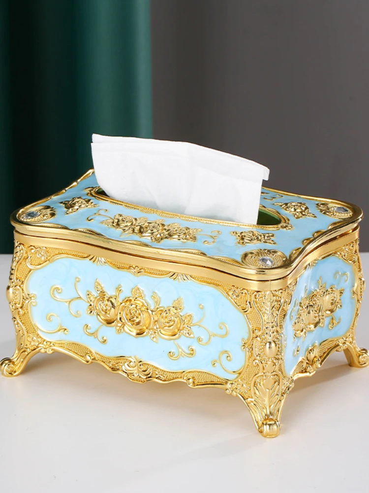 

Light luxury paper box, home living room, coffee table, tissue box, high-end creative Internet celebrity toilet, bathroom, hand