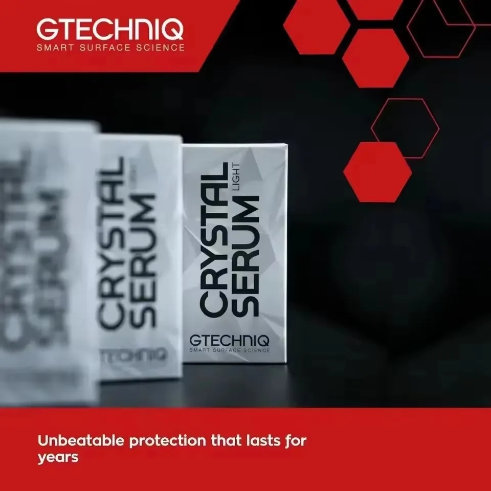 Gtechniq Crystal Serum Light Ceramic Coating for Cars | Up to 5 Years Protection, High Gloss Shine,Swirl and Chemical Resistance