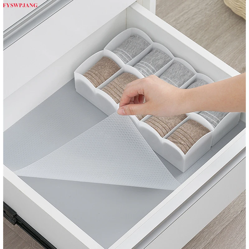 

Drawer Mat Shelf Cover Liners Cabinet Mat Oil-proof Liners Non Slip Waterproof Closet Placemat Table Pad Paper