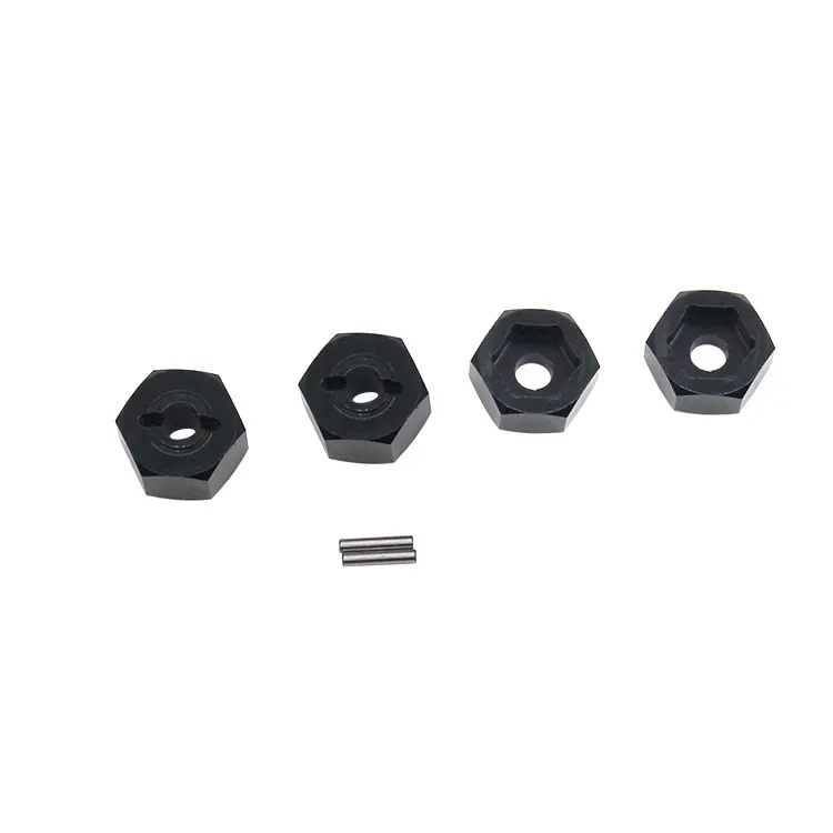 Hot Racing MTT10M01 12mm Alum Hex Conversion Set Front+Rear 1/18 Mini-T 2.0 / Mini-B 2.0 Replace Plastic LOS212011, 2 Steel Pins