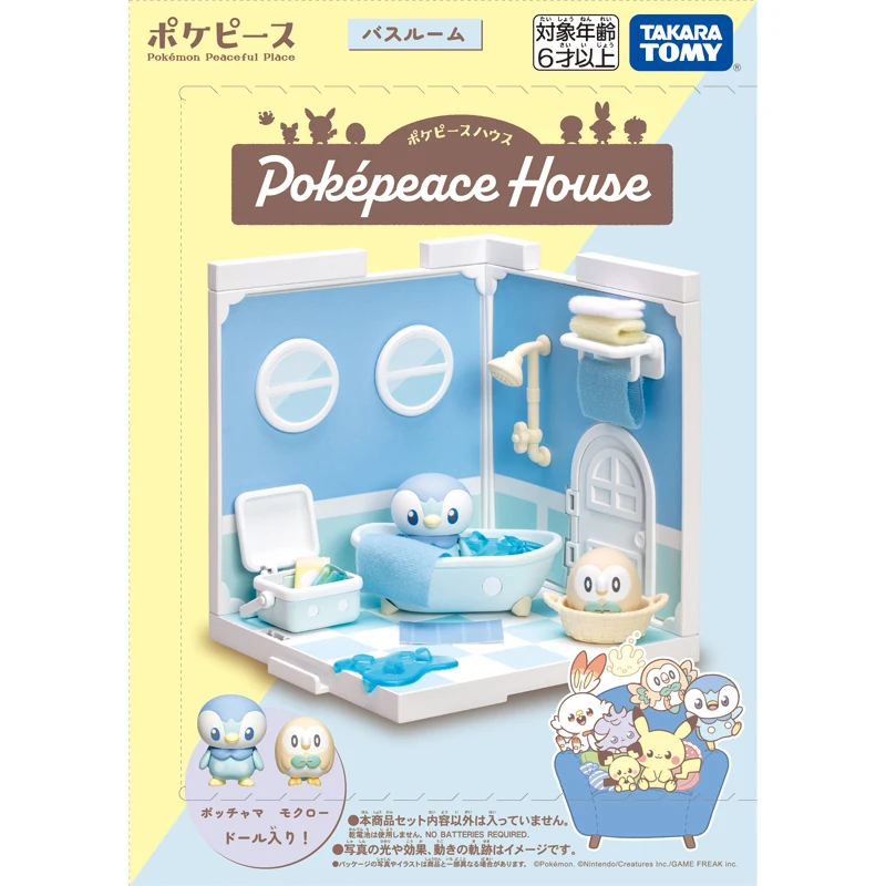 TAKARA TOMY Pokemon Series Zmontowane zabawki Pokepeace Tabletop Dekoracyjne modele peryferyjne Prezent urodzinowy dla dzieci Dekoracja