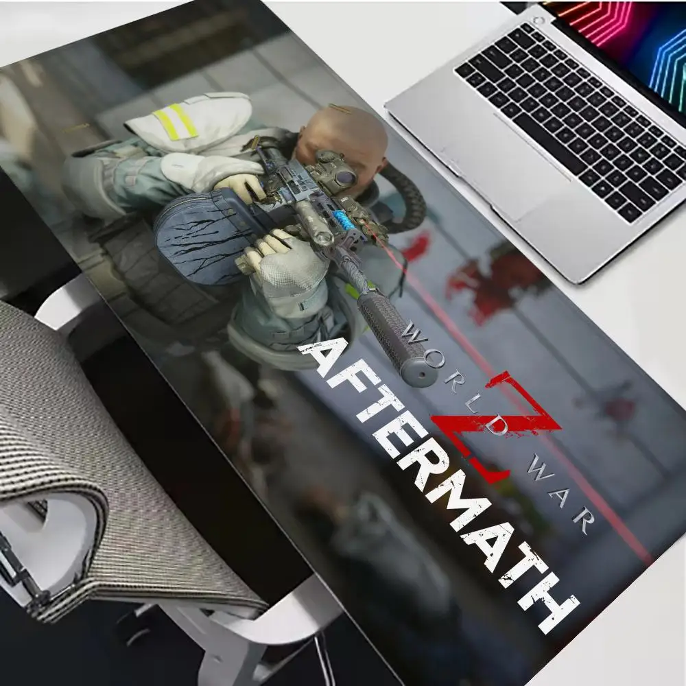 neues W_World W_War Z Mauspad, extragroßes Gaming-Mauspad mit rutschfesten Gummi-Pads, perfekt für PC-Gamer mit Tastaturen und Mäusen