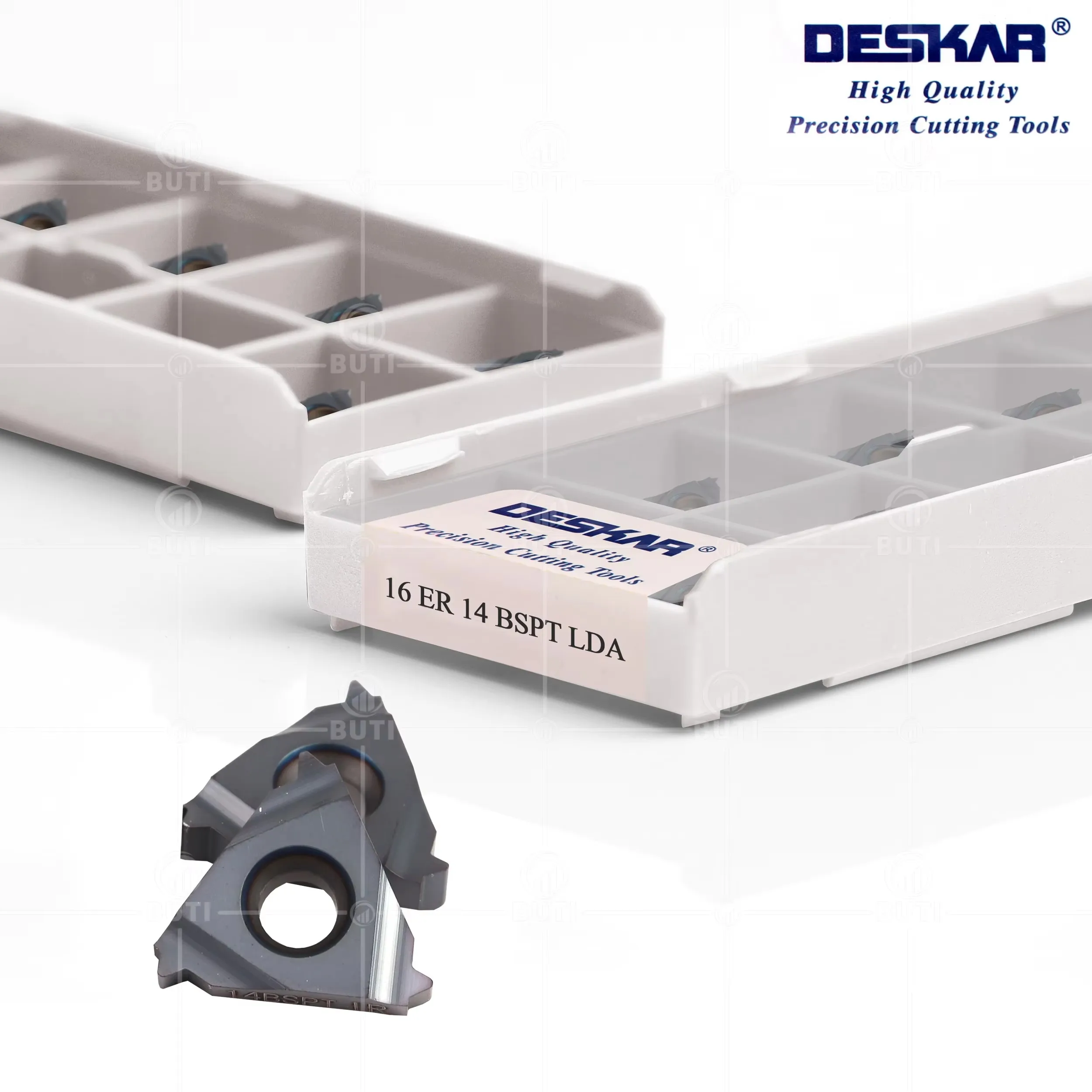 DESKAR  Original 16ER 16IR 11BSPT 14BSPT 19BSPT LDA LDC Turning Tool Threaded Blades For Processings Steels And Universal Blades