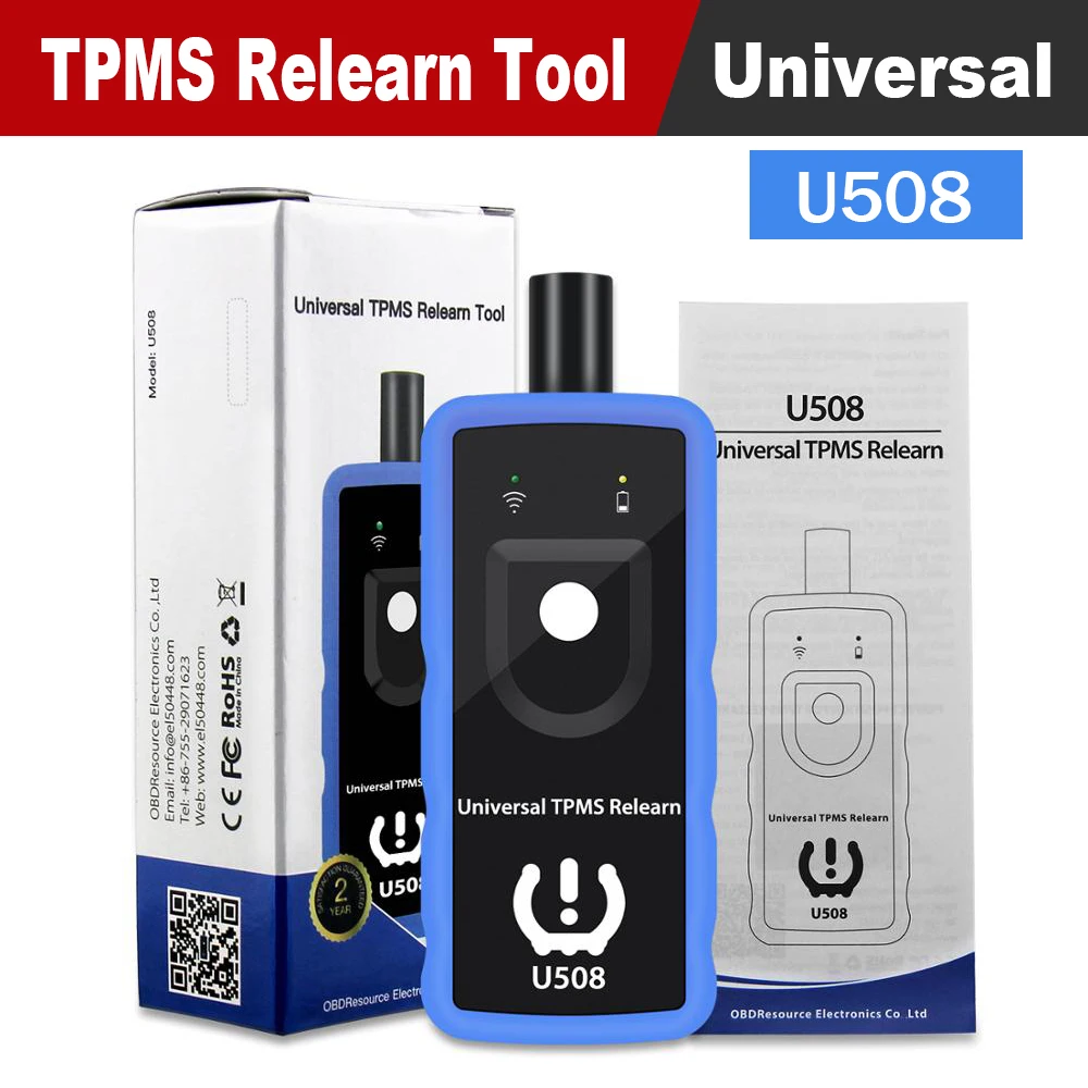 Universal Super 2 in 1 TPMS Reset Tool Auto Tire Pressure Monitor Sensor U508 Inspection Tool for Ford Series Vehicle EL50448