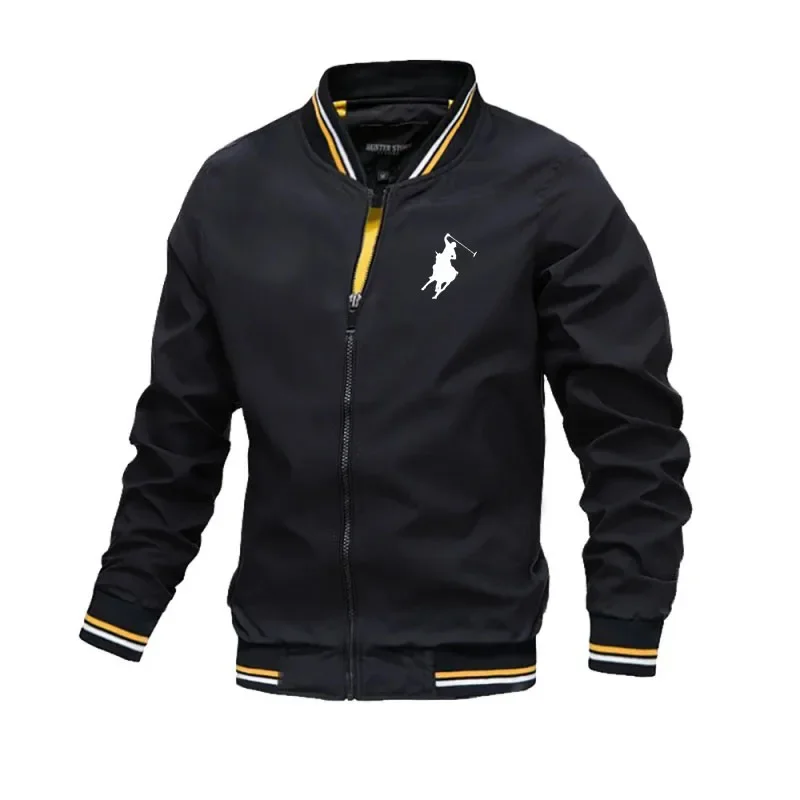 

Men's Spring Autumn Lightweight Sports Jacket, Waterproof Windproof Breathable Outdoor Jogging Zip Coat