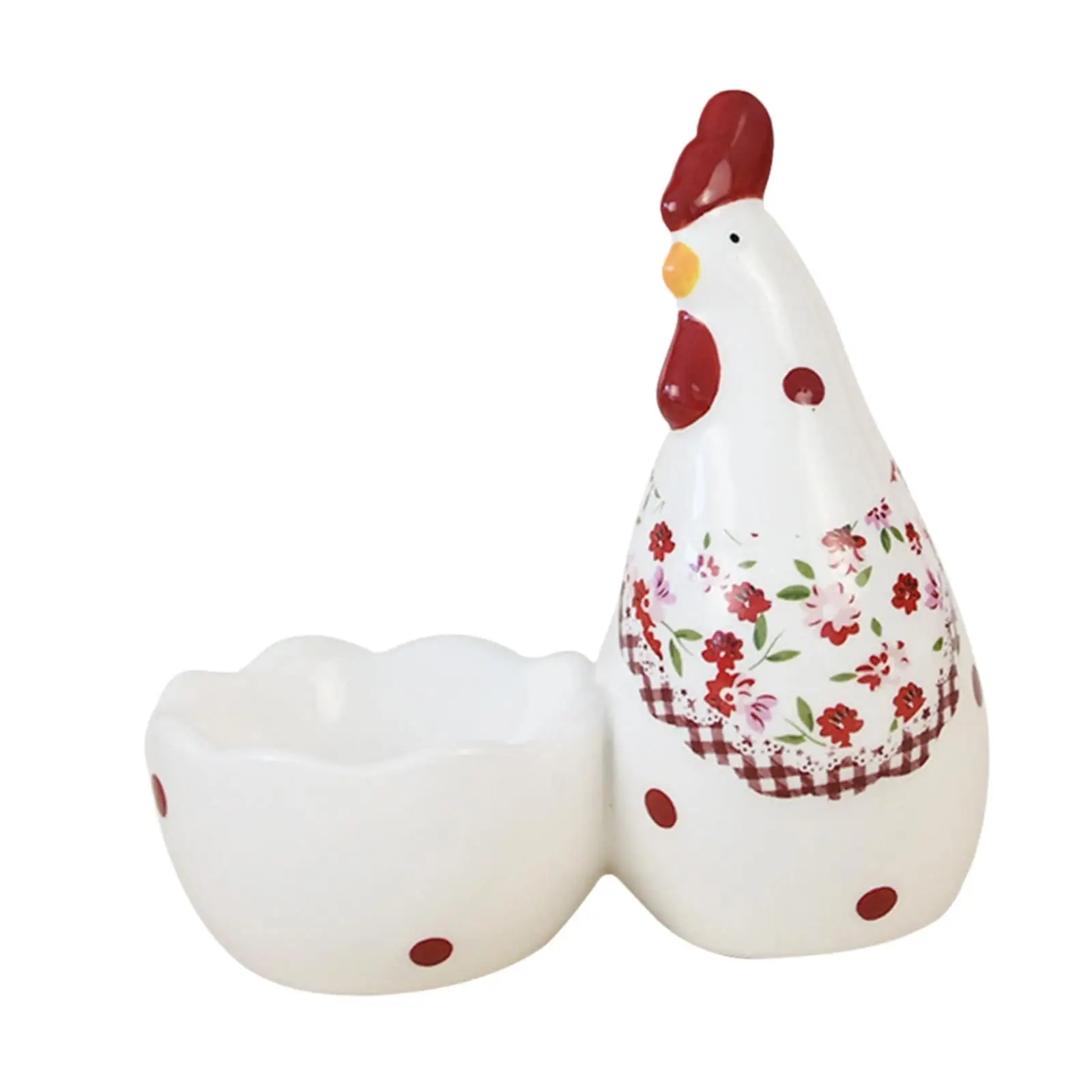 Ceramic Egg Cup Egg Tray Breakfast Creative Egg Display Cup Home Decor Egg Holder for Hard Boiled Egg Indoor