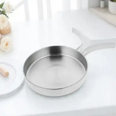 

Portable Square Skillet Stainless Steel Non-Stick Frying Pan For Camping Hiking Picnic Outdoor Cookware Foldable Cooking Pot