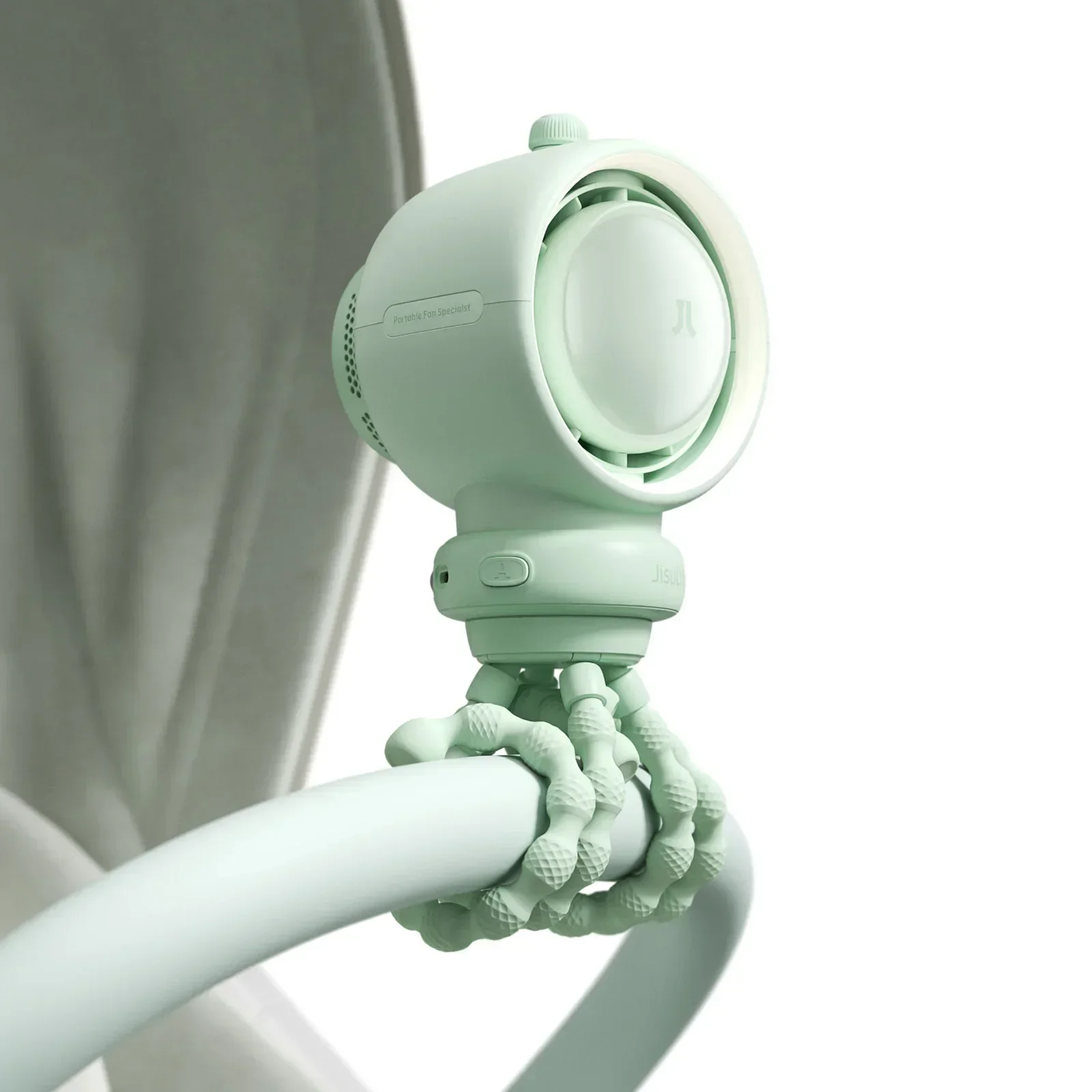 

Professional Ehigh-speed Energy-saving Stroller Small Fan Octopus Leafless Shaking Head Air Purification 100 Steps