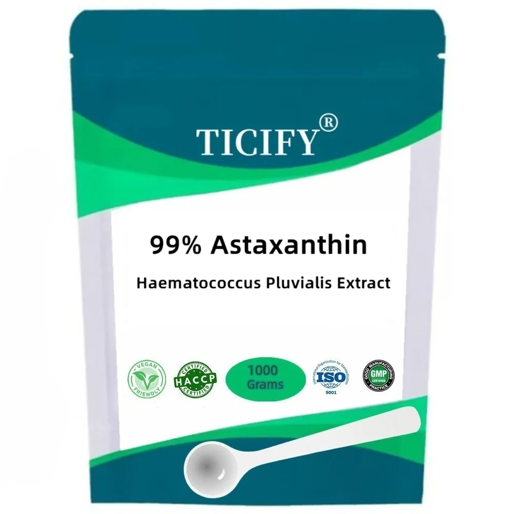 Polvo de astaxantina de alta calidad, Material cosmético antioxidante para la piel