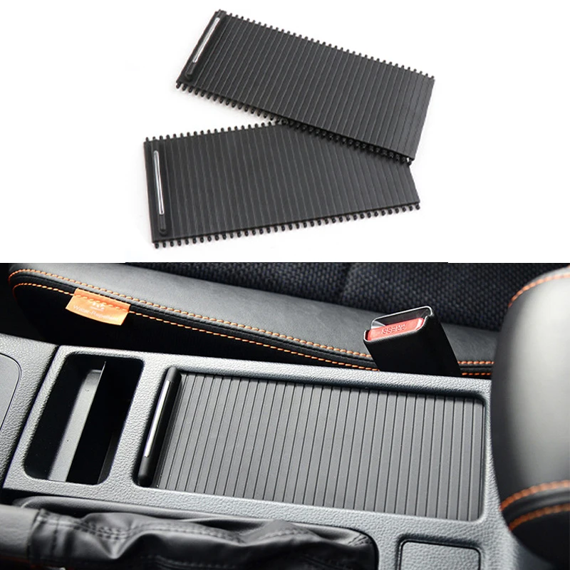 Car Center Console Sliding Shutters Cup Holder Roller Blind Cover Replacement For Subaru Outback Legacy IMPREZA  LEVORG WRX XV