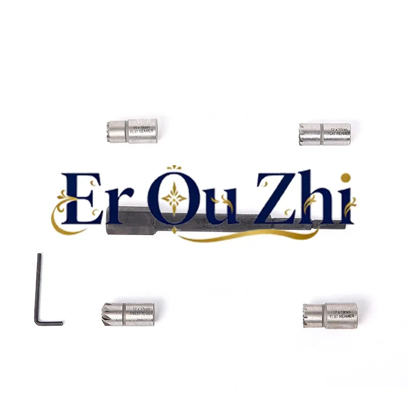 Suitable for 5-piece Oil Nozzle Seat Cleaning Reamer Car Maintenance Tool