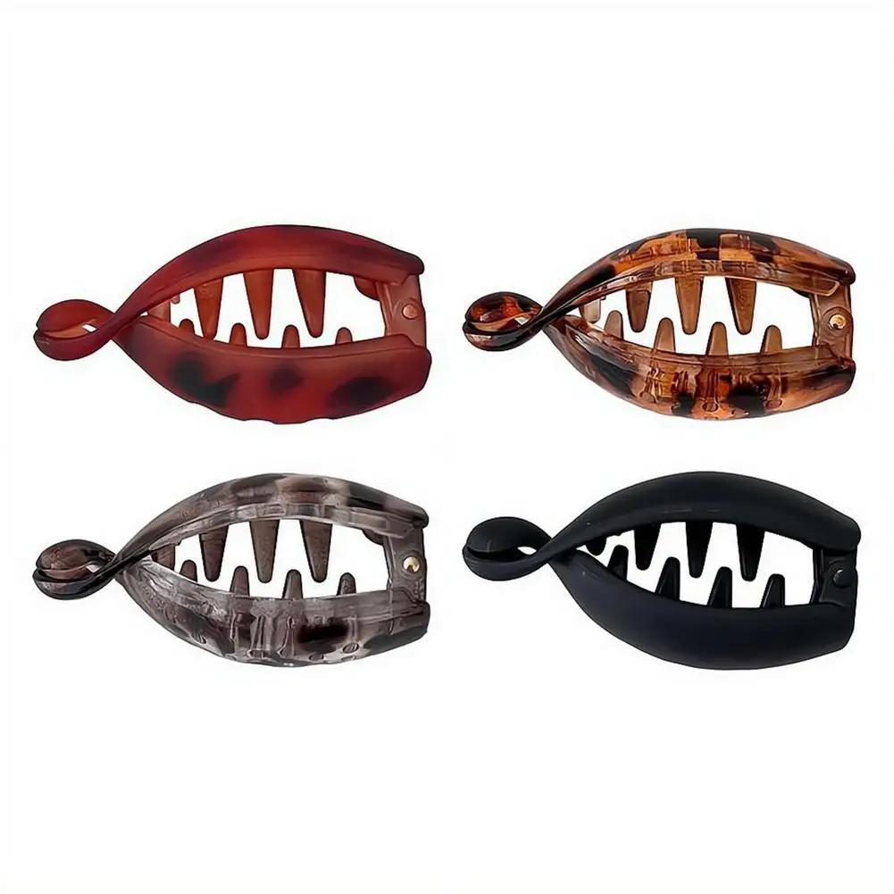 Bananen-Haarspange für Frauen, rutschfest, für hohe Pferdeschwänze, starker Halt, französische Twist-Haarspange für dickes Haar, Haaraccessoires – Detail 5