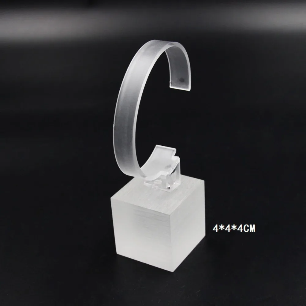 

4/6/8cm Fashion Acrylic Watch Display Holder C-Shaped Lightweight Watch Organizer Upscale Watch Stand