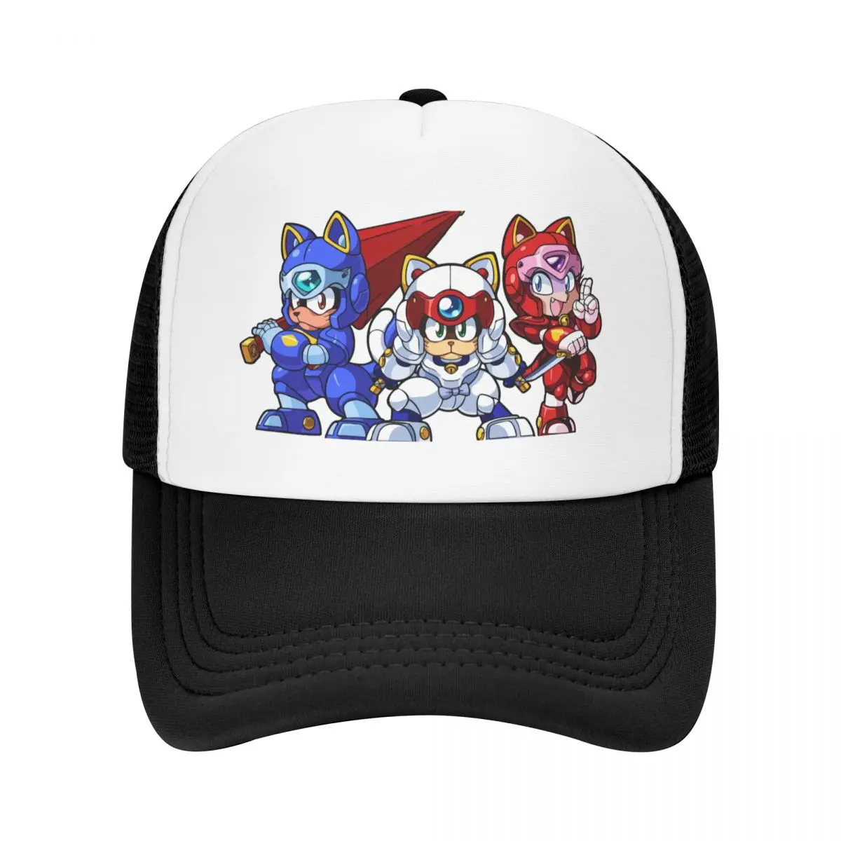 Samurai Pizza Cats Trio Baseball Cap fishing hat Anime Hat Golf Hat Man Mens Tennis Women's