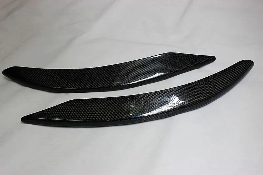 

Carbon Fiber Front Bumper Air Vent Trim Strip Fog Lamp Canards For Mercedes Benz CLA Class W117 CLA250 Sport 2014-2016 FRP