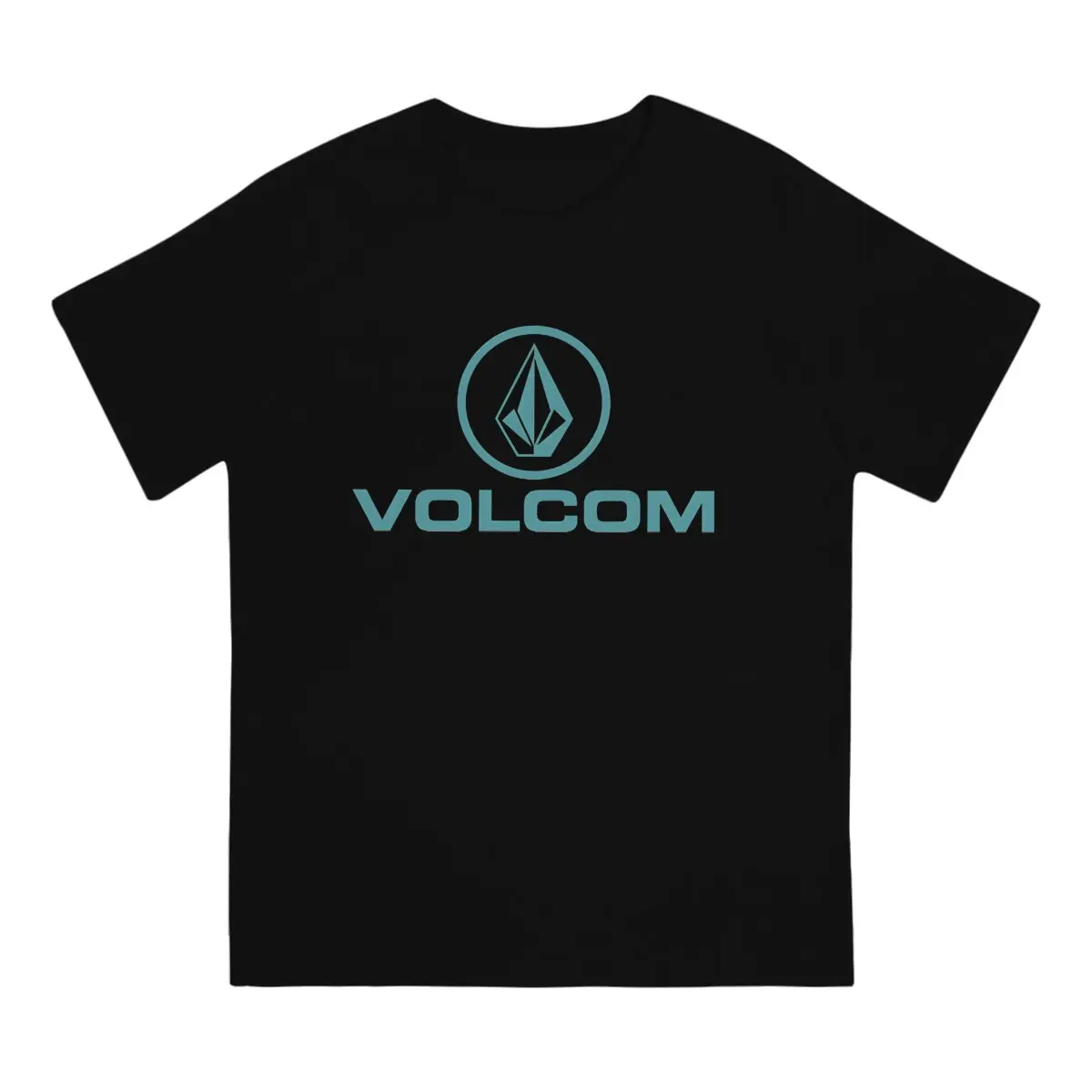 Volcom Man TShirt Ice Blue Of Fashion T Shirt Graphic Sweatshirts Hipster